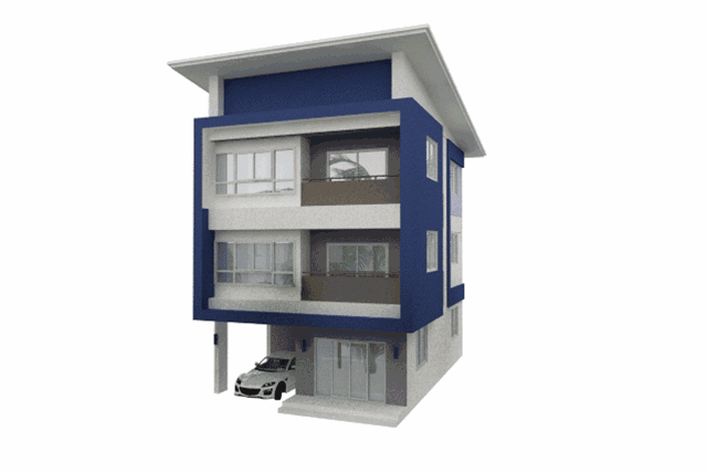 2套小別墅，7米面寬6個(gè)臥室，平屋頂坡屋頂哪個(gè)好？