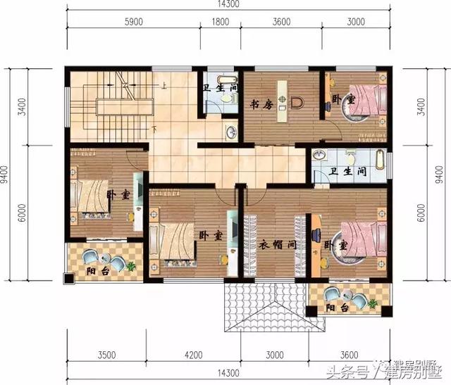 3棟二層農(nóng)村別墅戶型圖，別墅漂亮圖紙?jiān)敿?xì)，誰看了都會(huì)贊不絕口
