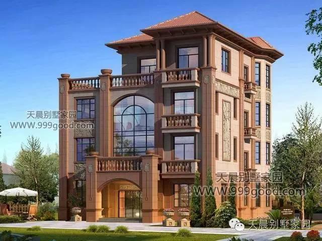 新農(nóng)村13.1X13.9米別墅設(shè)計(jì)圖，三層半豪華歐式風(fēng)！