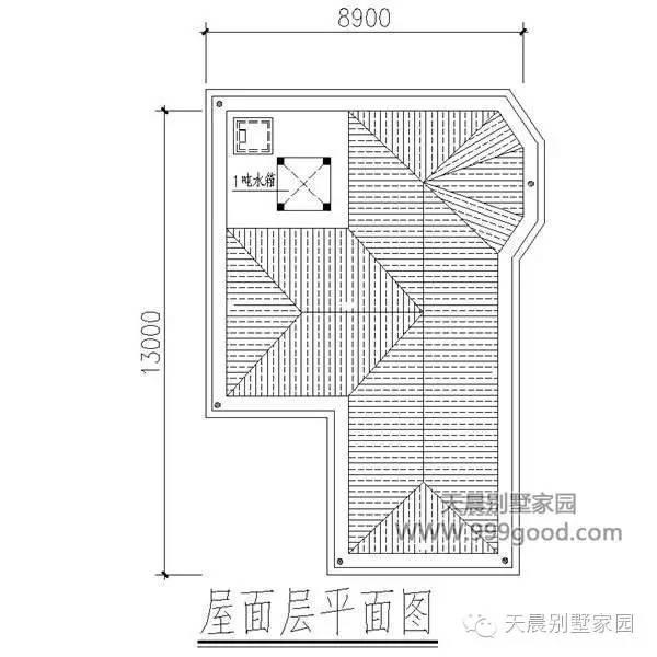 新農(nóng)村13.1X13.9米別墅設(shè)計(jì)圖，三層半豪華歐式風(fēng)！