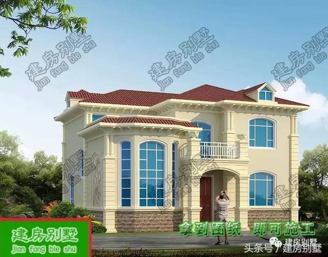 12米x11米兩層大氣別墅設(shè)計(jì)圖紙，沒(méi)圖紙能建成小別墅嗎？