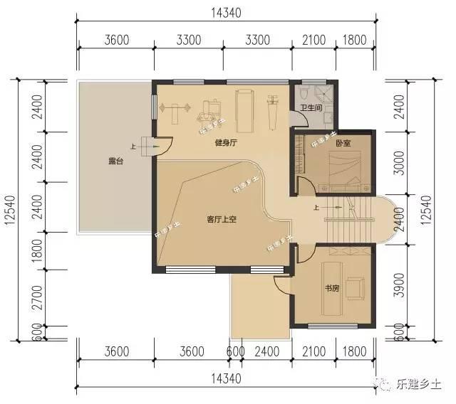 14x12米三層歐式別墅設(shè)計，田園氣息十足