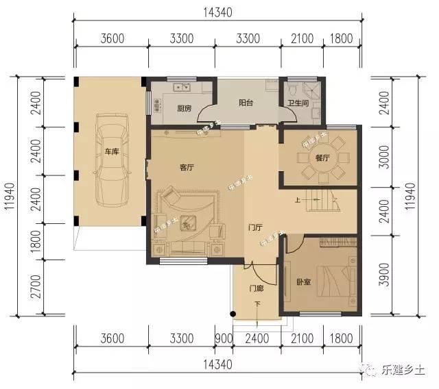 14x12米三層歐式別墅設(shè)計，田園氣息十足