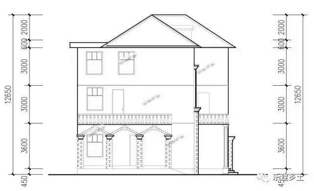 14x12米三層歐式別墅設(shè)計，田園氣息十足