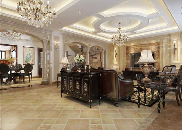 380平簡歐風(fēng)格聯(lián)排別墅 奢華舒適完美享受自然生活