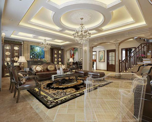 380平簡歐風(fēng)格聯(lián)排別墅 奢華舒適完美享受自然生活