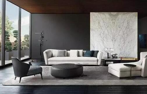 第一次到老板的別墅參觀，進(jìn)門就給客廳的設(shè)計(jì)美呆了，大氣奢華