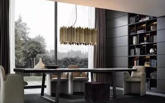 第一次到老板的別墅參觀，進(jìn)門就給客廳的設(shè)計(jì)美呆了，大氣奢華