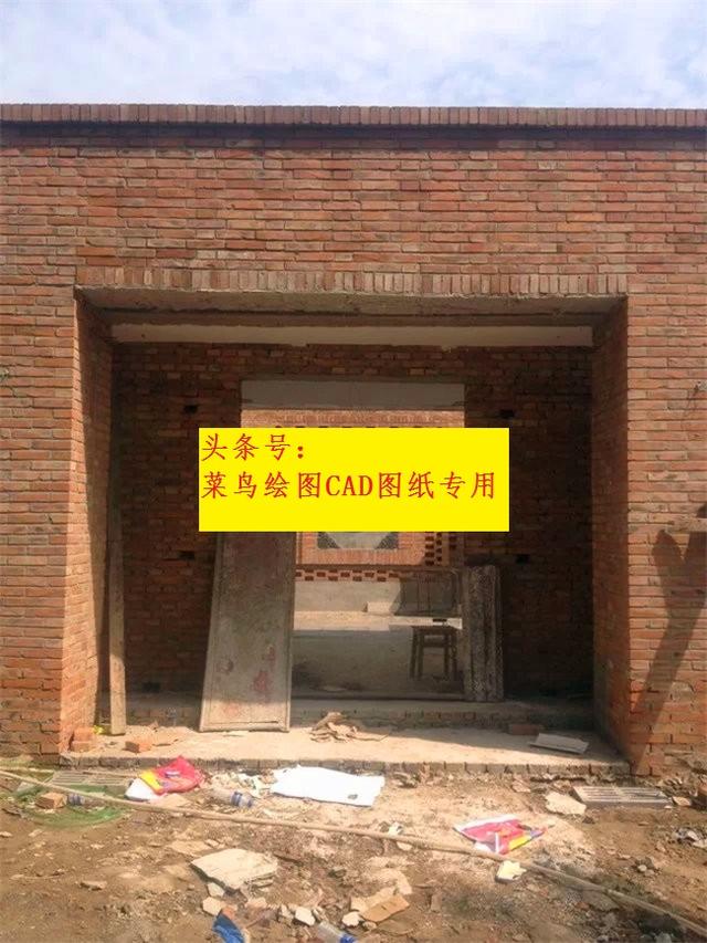 26萬建一層紅磚中式院子別墅，外觀造型簡約沉穩(wěn)，布局緊湊合理