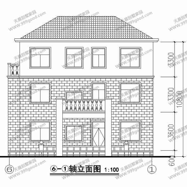 農(nóng)村別墅設(shè)計圖，13.4X11.8米挑空，剛陽美中的曲線美！