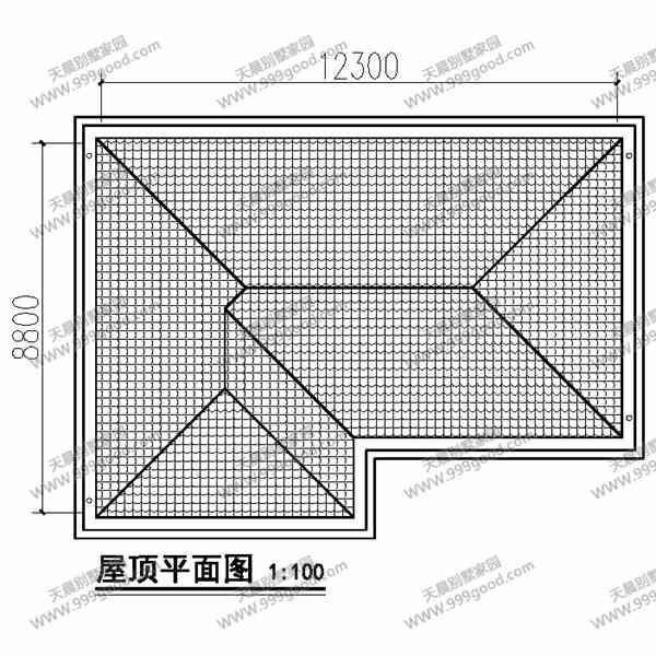 農(nóng)村別墅設(shè)計圖，13.4X11.8米挑空，剛陽美中的曲線美！
