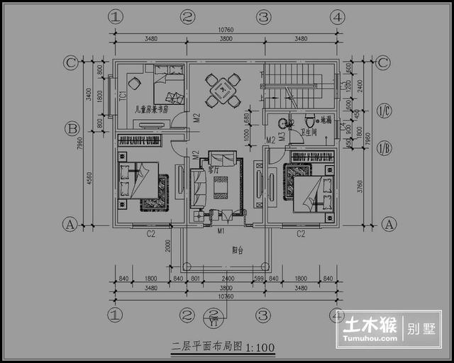 總造價約13萬的農村別墅（附詳細圖紙）
