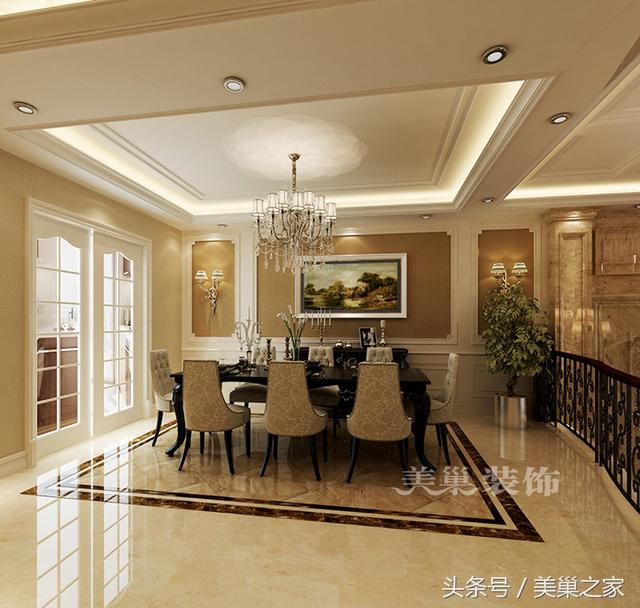 有個有錢的老爸就是不一樣，260平別墅簡歐風格，奢華的生活