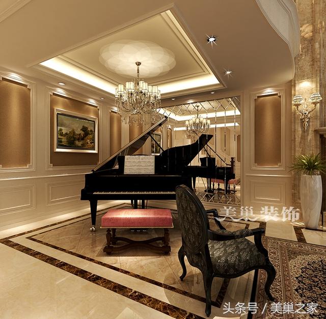 有個有錢的老爸就是不一樣，260平別墅簡歐風格，奢華的生活