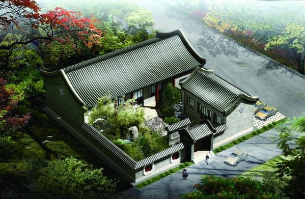 四合院設計別墅，聚攏在一起的，護著你的喜好，才叫家！