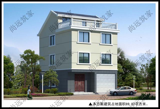 最新低成本簡(jiǎn)約小別墅、只要顏色配搭得起來 再小也好看