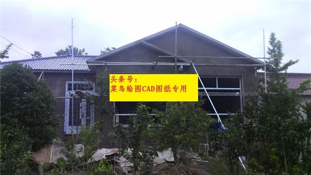 25萬建一層別墅，帶閣樓層（木龍骨結(jié)構(gòu)）、圍墻前院、廚房后院