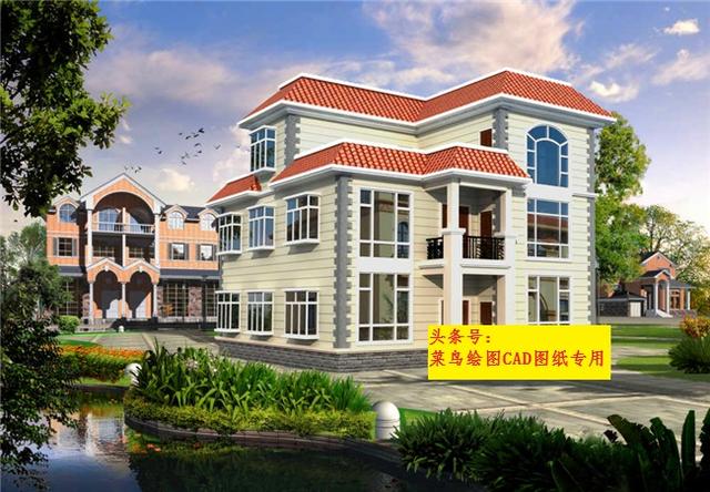 32萬(wàn)建3層別墅！3套方案可選，四室兩廳套房形式（每戶一層）