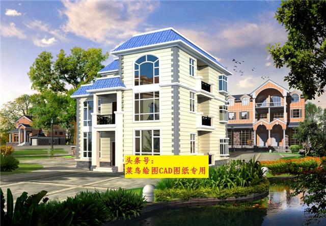 32萬(wàn)建3層別墅！3套方案可選，四室兩廳套房形式（每戶一層）