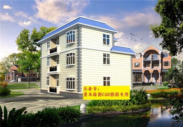 32萬(wàn)建3層別墅！3套方案可選，四室兩廳套房形式（每戶一層）