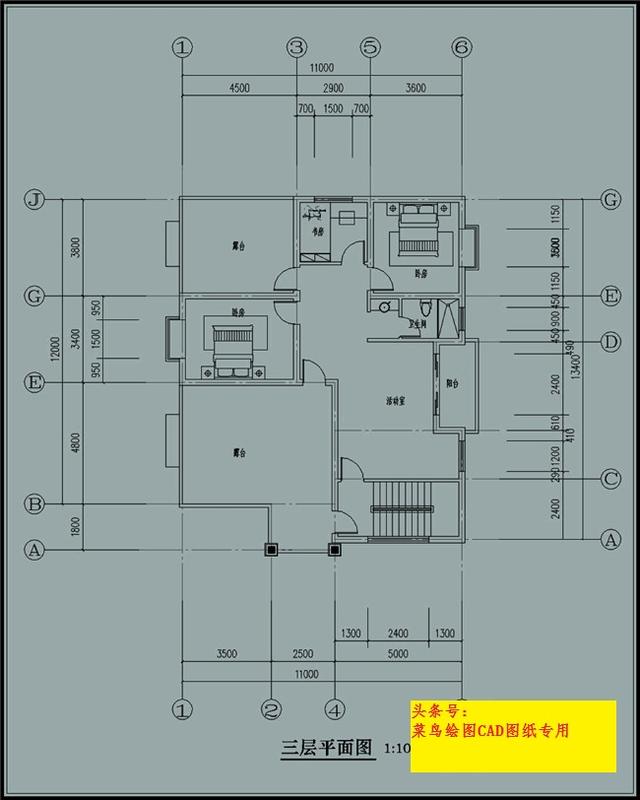 32萬(wàn)建3層別墅！3套方案可選，四室兩廳套房形式（每戶一層）