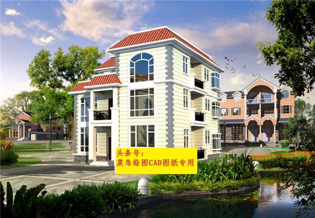 32萬(wàn)建3層別墅！3套方案可選，四室兩廳套房形式（每戶一層）