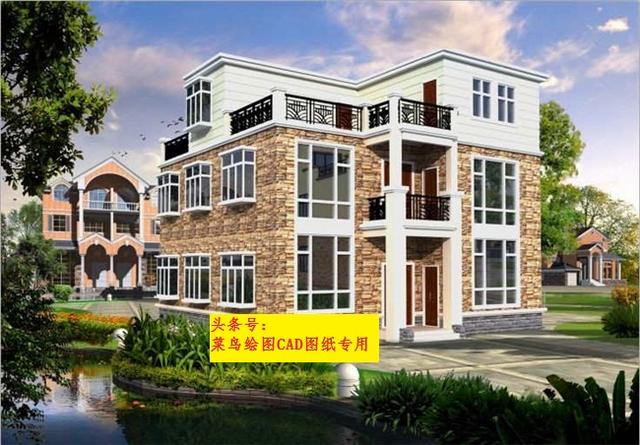 32萬(wàn)建3層別墅！3套方案可選，四室兩廳套房形式（每戶一層）