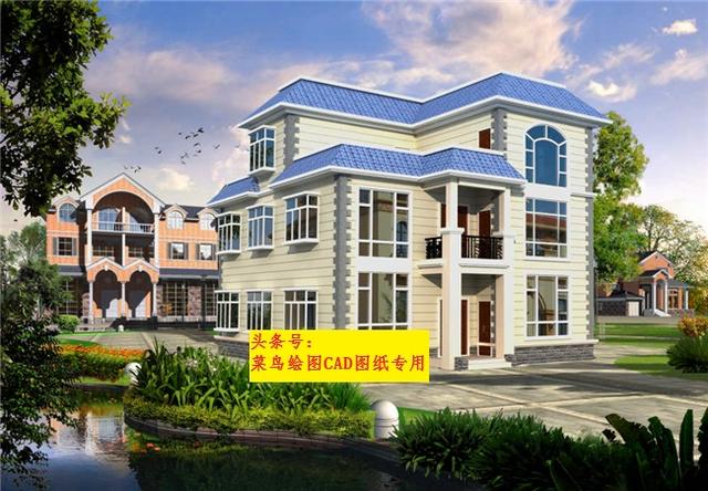 32萬(wàn)建3層別墅！3套方案可選，四室兩廳套房形式（每戶一層）