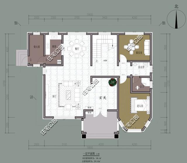 農(nóng)村別墅戶型2套，歐式外觀帶柴火灶，不倫不類還是兼容并包？