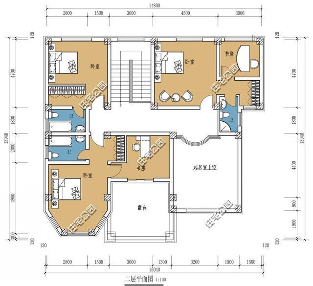 農(nóng)村別墅戶型2套，歐式外觀帶柴火灶，不倫不類還是兼容并包？