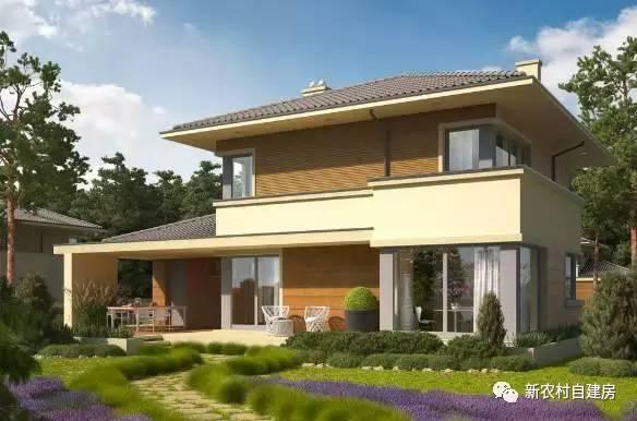 帶陽光房的農(nóng)村二層別墅，實(shí)用又富有朝氣，80后建房首選