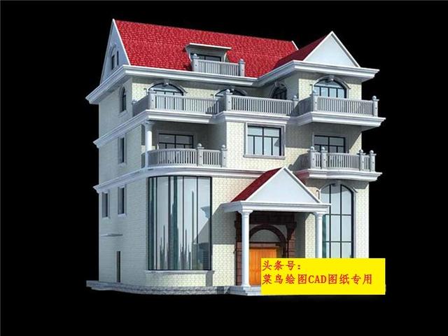 40萬建3層別墅！造型層次豐富，帶夾層、會客廳、吧臺、娛樂室