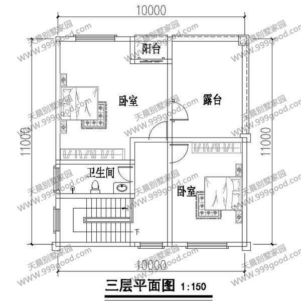 5套10米面寬或進(jìn)深的農(nóng)村別墅設(shè)計(jì)圖，第2套適合你嗎？