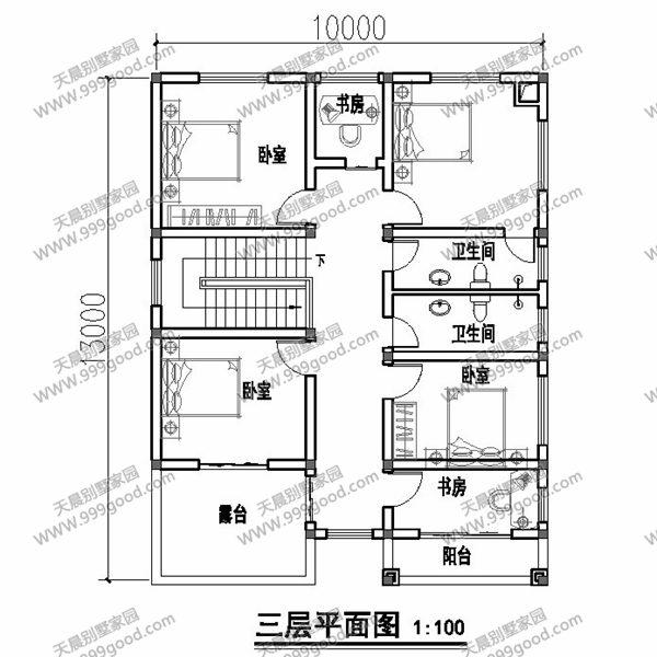 5套10米面寬或進(jìn)深的農(nóng)村別墅設(shè)計(jì)圖，第2套適合你嗎？