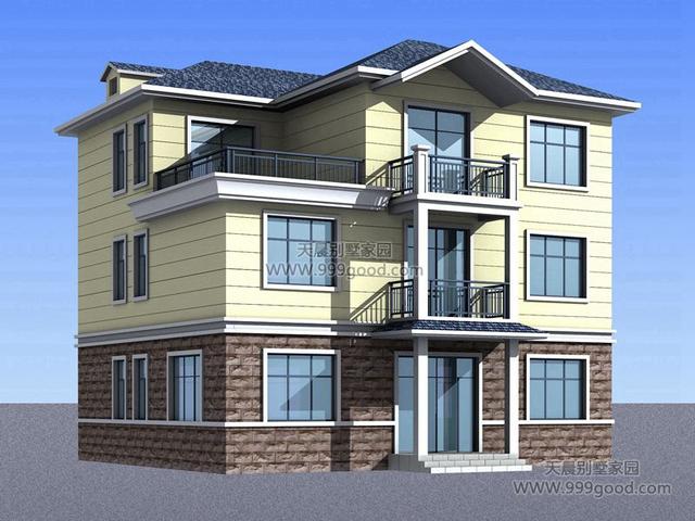 5套10米面寬或進(jìn)深的農(nóng)村別墅設(shè)計(jì)圖，第2套適合你嗎？