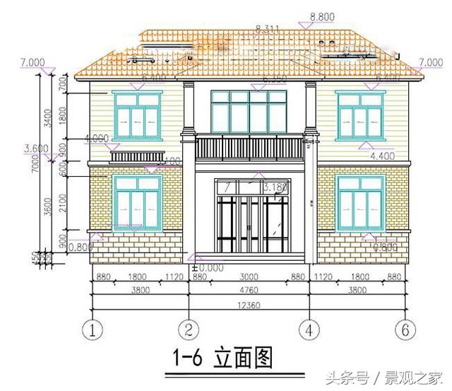 新農(nóng)村二層別墅設計圖及效果圖
