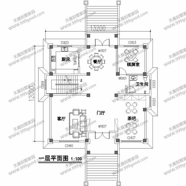 5套風(fēng)格迥異的別墅戶型圖，第四套看了都想蓋一棟！