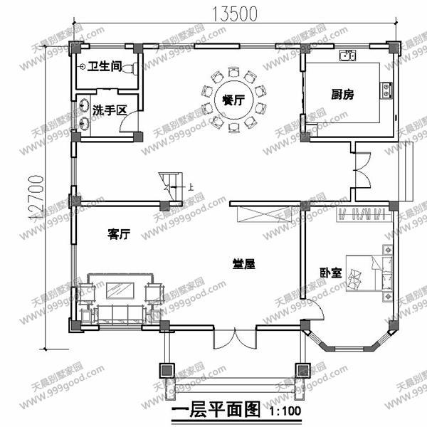 5套風(fēng)格迥異的別墅戶型圖，第四套看了都想蓋一棟！