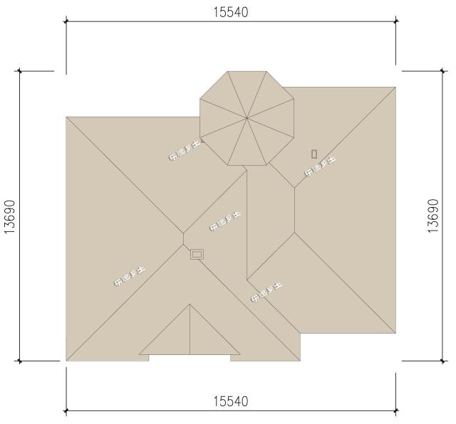14.3x12.8米二層歐式別墅設(shè)計(jì)