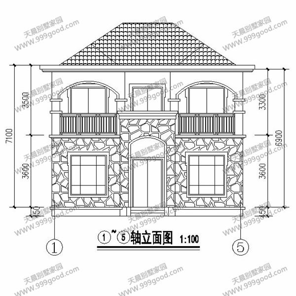 主體造價(jià)18萬(wàn)，二層別墅設(shè)計(jì)圖，含建成實(shí)物照片！
