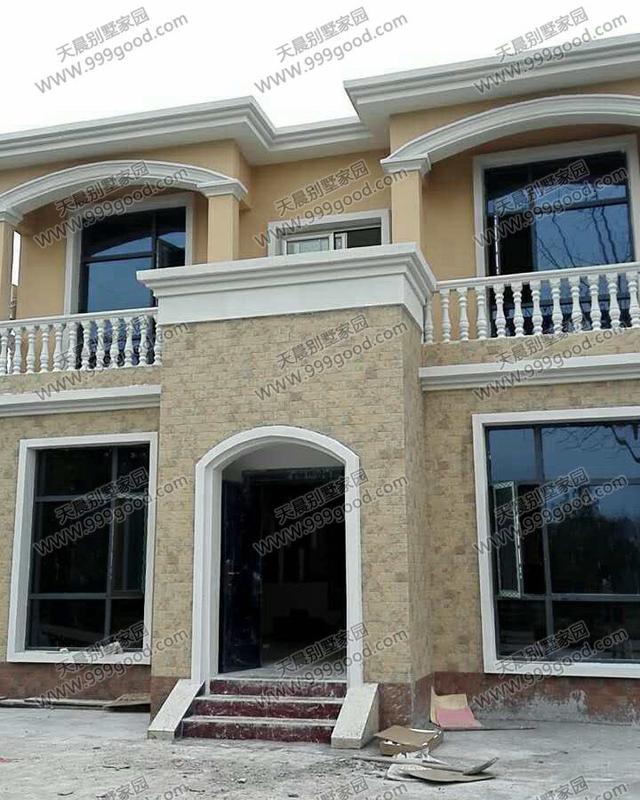 主體造價(jià)18萬(wàn)，二層別墅設(shè)計(jì)圖，含建成實(shí)物照片！