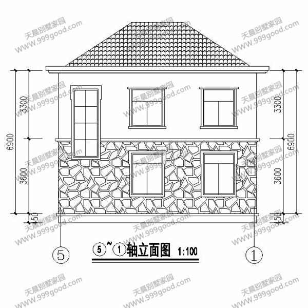 主體造價(jià)18萬(wàn)，二層別墅設(shè)計(jì)圖，含建成實(shí)物照片！