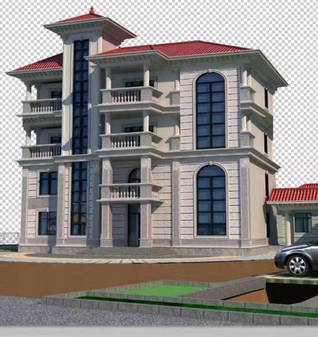 土豪用100萬(wàn)回鄉(xiāng)自建三層豪宅別墅，鞭炮聲震徹八方鄉(xiāng)鄰！