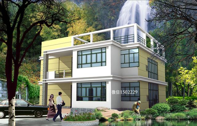 農(nóng)村小別墅設計圖 新農(nóng)村三層住宅設計圖 兩層自建別墅施工圖紙