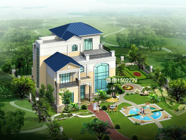 農(nóng)村小別墅設計圖 新農(nóng)村三層住宅設計圖 兩層自建別墅施工圖紙