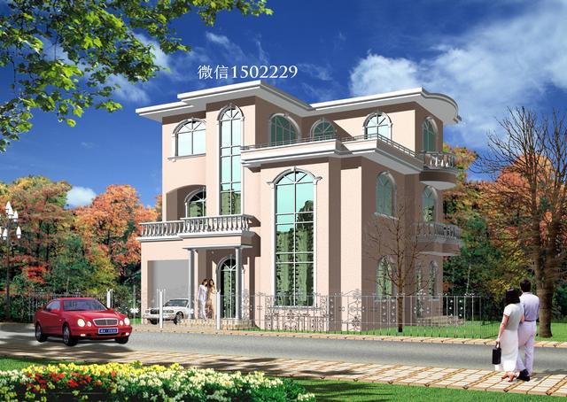 農(nóng)村小別墅設計圖 新農(nóng)村三層住宅設計圖 兩層自建別墅施工圖紙