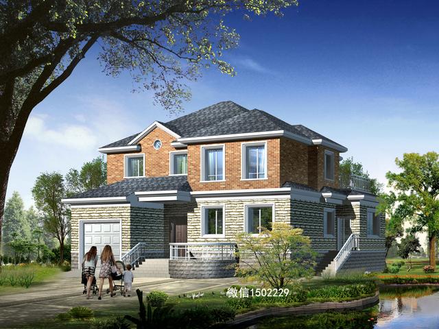 農(nóng)村小別墅設計圖 新農(nóng)村三層住宅設計圖 兩層自建別墅施工圖紙