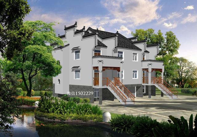 農(nóng)村小別墅設計圖 新農(nóng)村三層住宅設計圖 兩層自建別墅施工圖紙