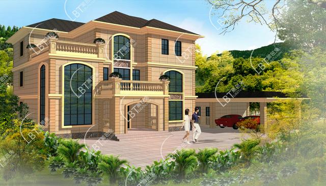 在農(nóng)村僅花100萬！建出和房開商賣2000萬的豪宅別墅范兒！