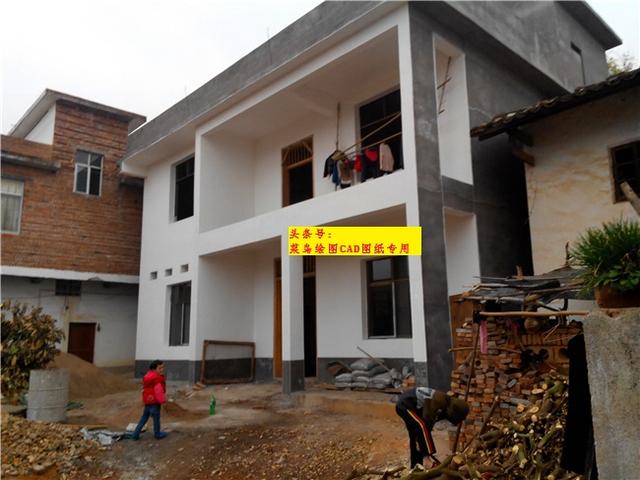 10萬建2層別墅！簡約農(nóng)村別墅，帶玄關(guān)神臺，兩房一廳一廚一衛(wèi)